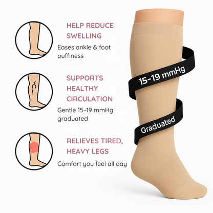 Curve Compression™ Wide-Calf Compression Socks