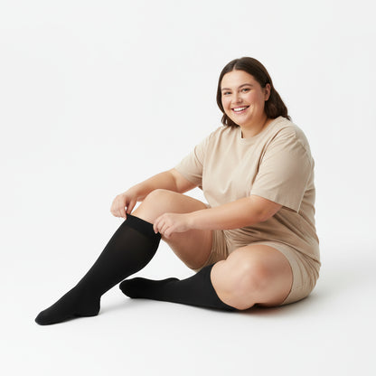 Curve Compression™ Wide-Calf Compression Socks