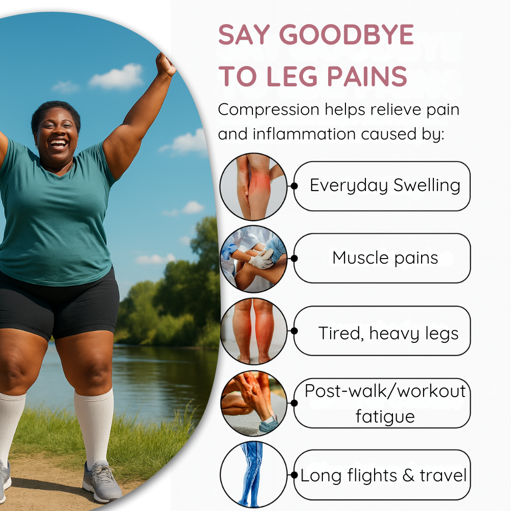 CurveCompression™ Wide-Calf Everyday Relief (15–19 mmHg)