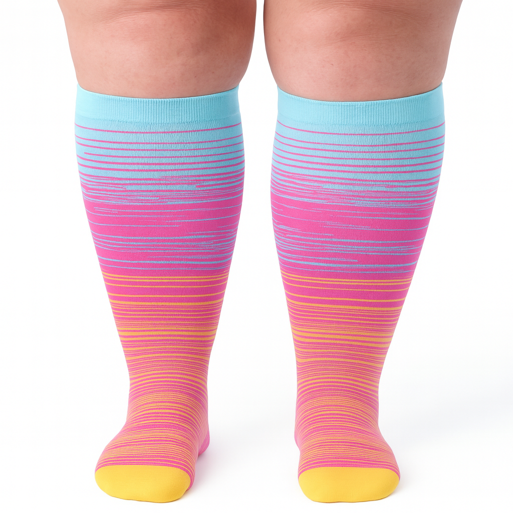 CurveCompression™ Wide-Calf Everyday Relief (15–19 mmHg)