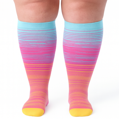 Curve Compression™ Wide-Calf Compression Socks