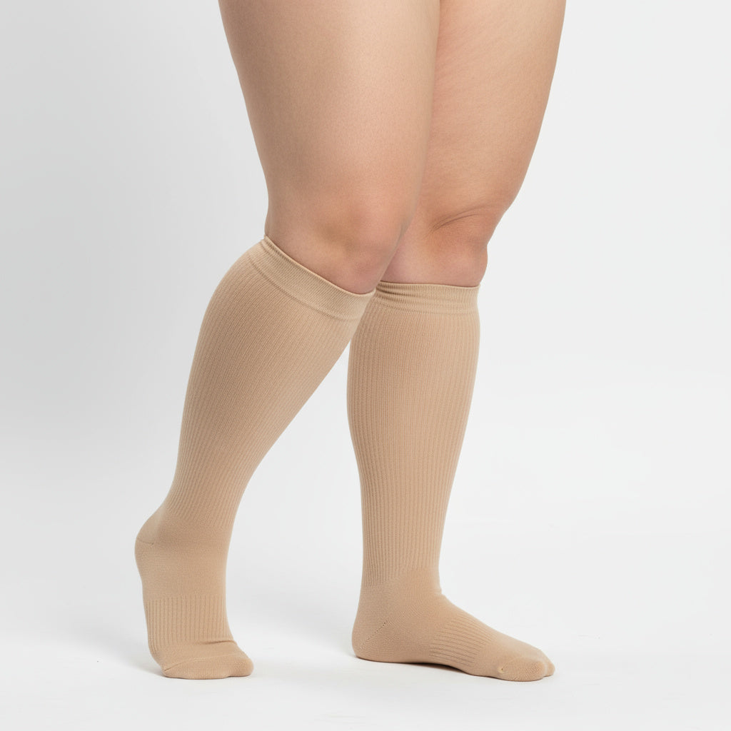 CurveCompression™ Wide-Calf Everyday Relief (15–19 mmHg)