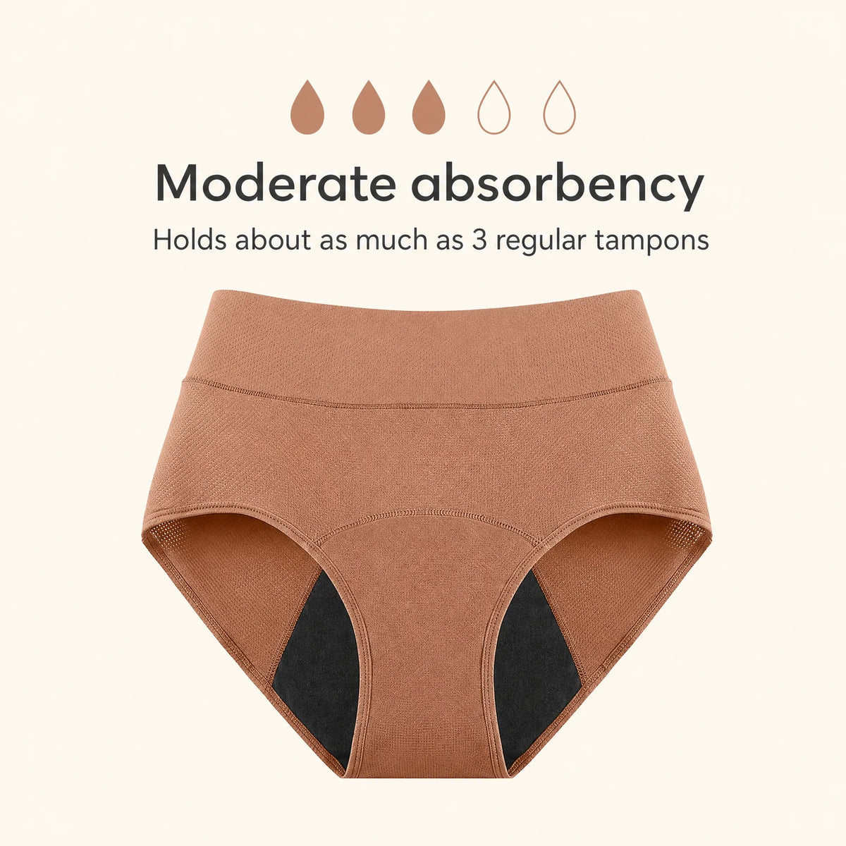 Moderate absorbency