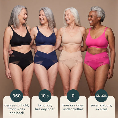 Four colours, four women, one 360 degree hold