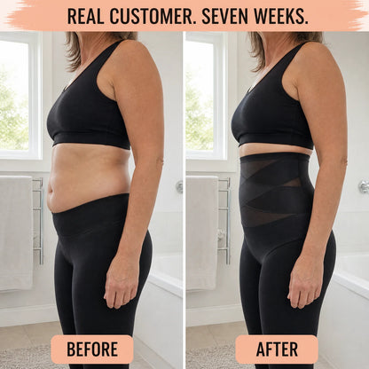 Real customer, seven weeks - before and after