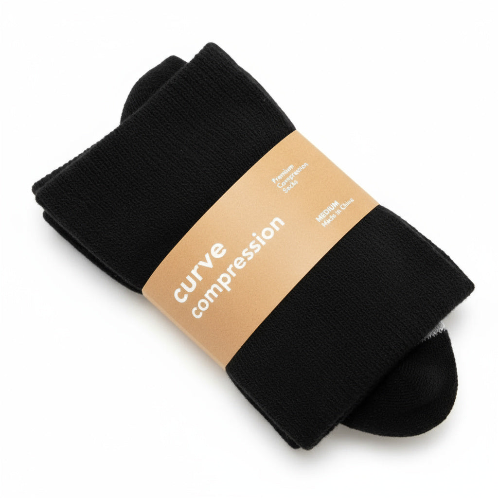 Curve Compression™ Wide-Calf Compression Socks