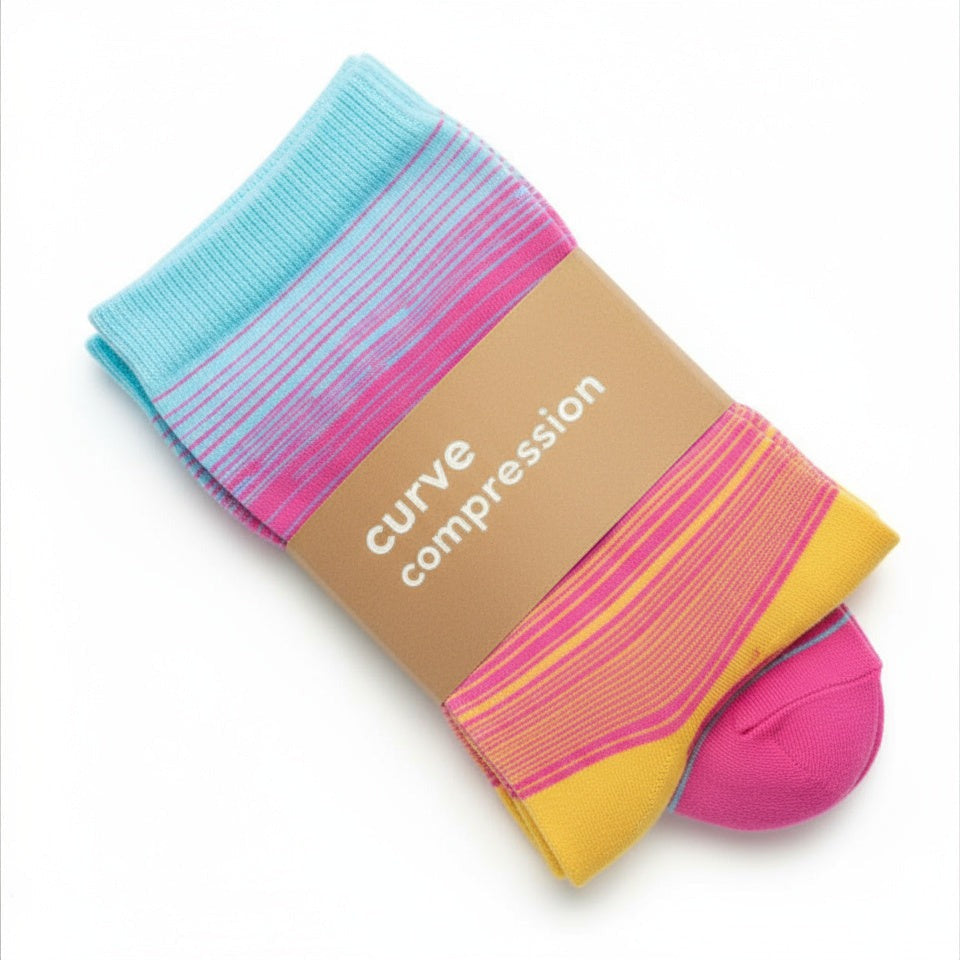 Curve Compression™ Wide-Calf Compression Socks