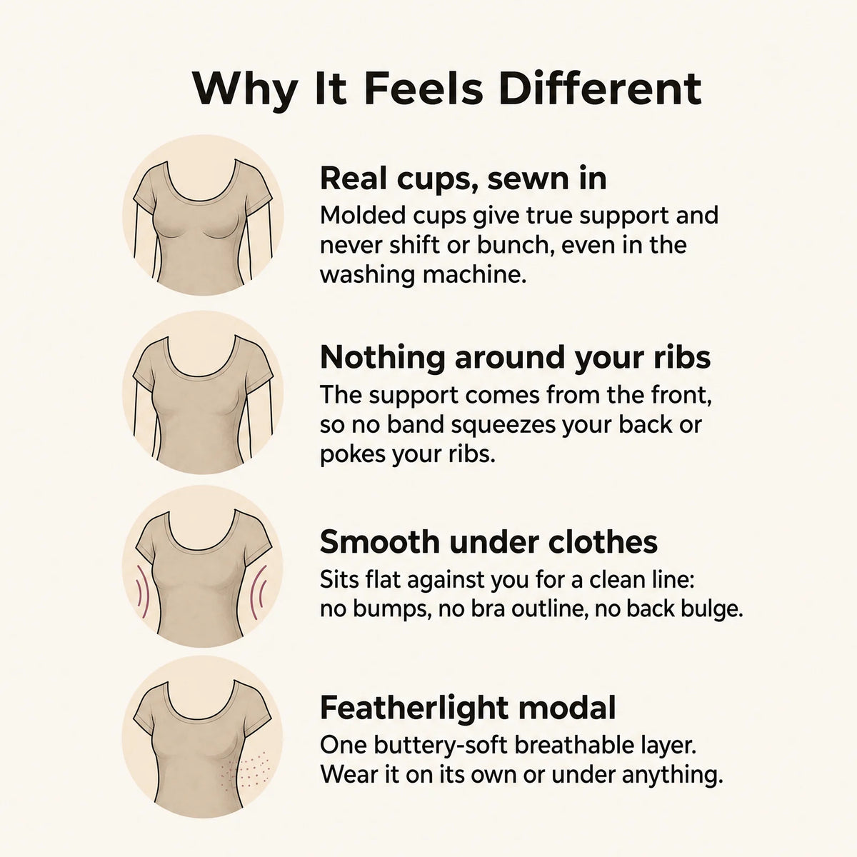 Why the Bra Tee feels different