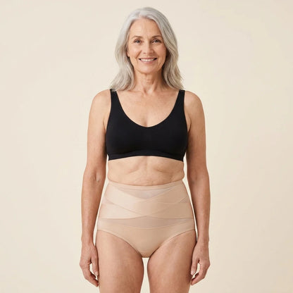 Beige Sculpt Brief - worn