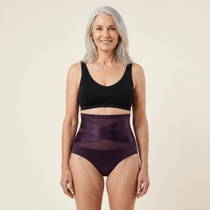 Dark Purple Sculpt Brief - worn