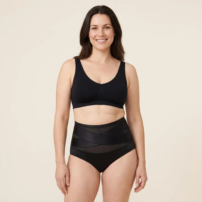 Black Post-Partum Brief - worn