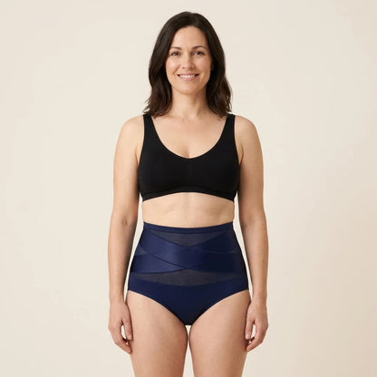 Navy Blue Post-Partum Brief - worn